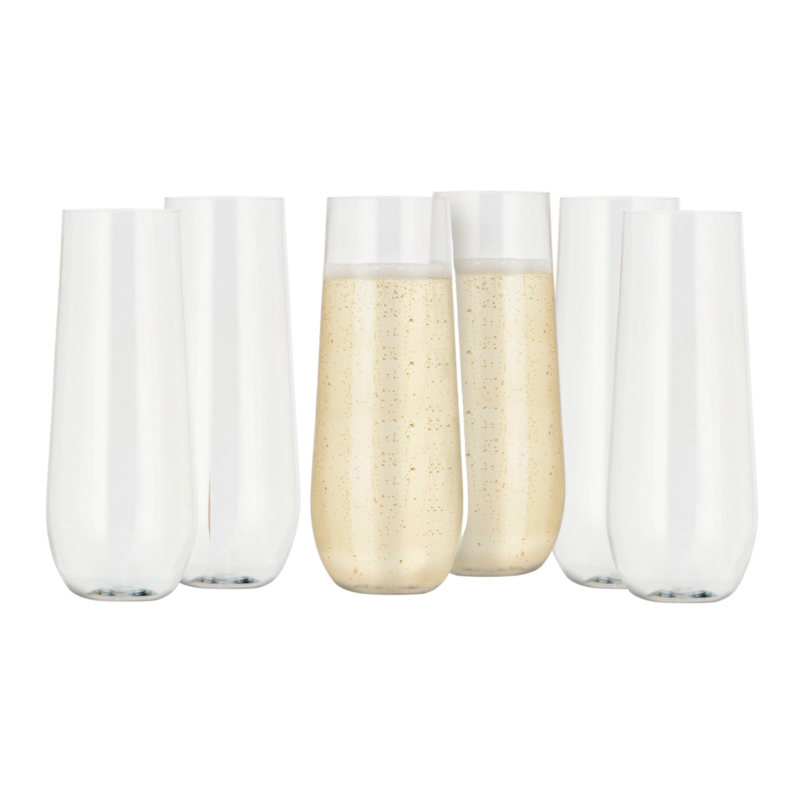 OGGI 9 Oz Shatterproof Flute - Set Of 6